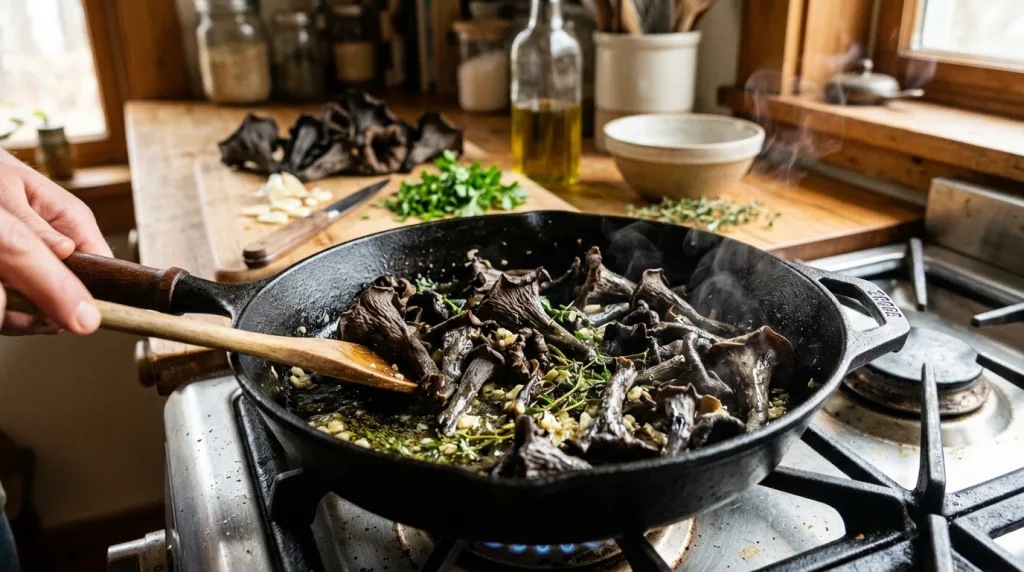 découvrez comment cuire rapidement et savoureusement des trompettes de la mort en seulement 15 minutes grâce à nos conseils de cuisson simples et efficaces.
