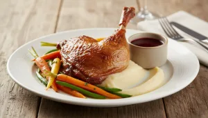 découvrez nos meilleures idées d'accompagnement pour sublimer la cuisse de canard et ravir vos papilles avec des saveurs délicates et raffinées.